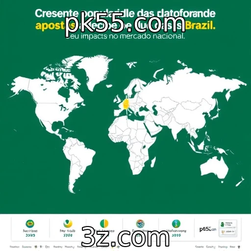 Expansão de plataformas de apostas no Brasil